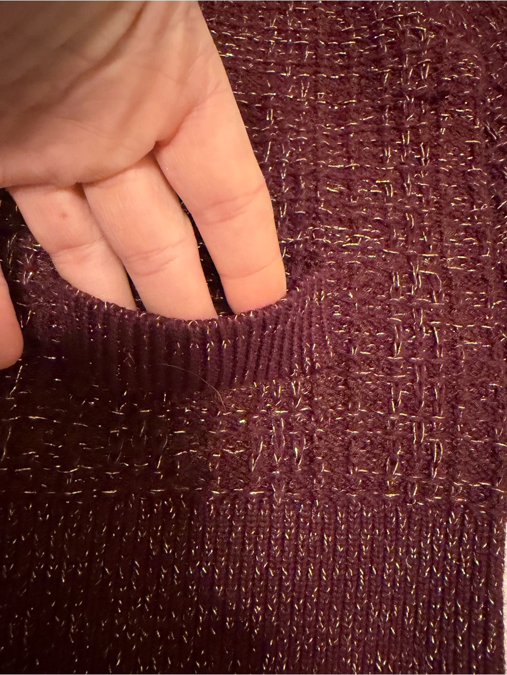 French Connection Metallic Tweed Knit Cardigan NWT! - Picture 7 of 13